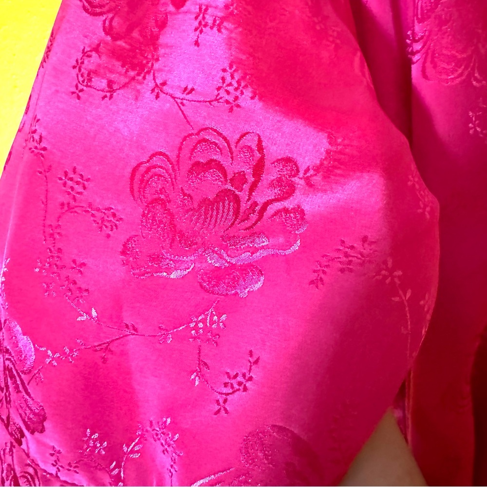 Vintage Pink Floral Robe - Picture 5 of 8
